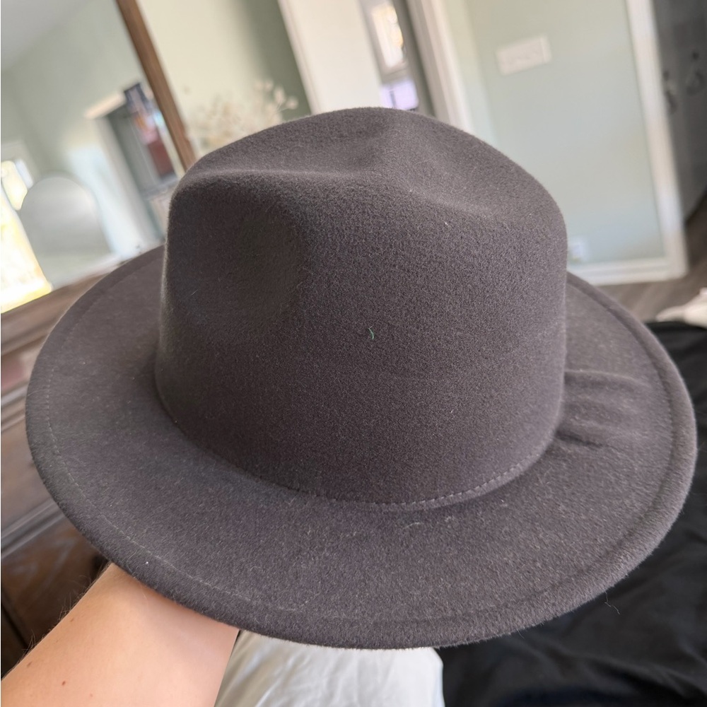 Elegant Gray Women's Fedora Hat